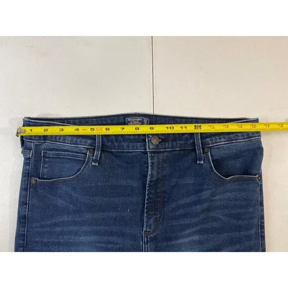 Abercrombie & Fitch Simone High Rise Super Skinny Jeans Womens 32/14R - Picture 6 of 8